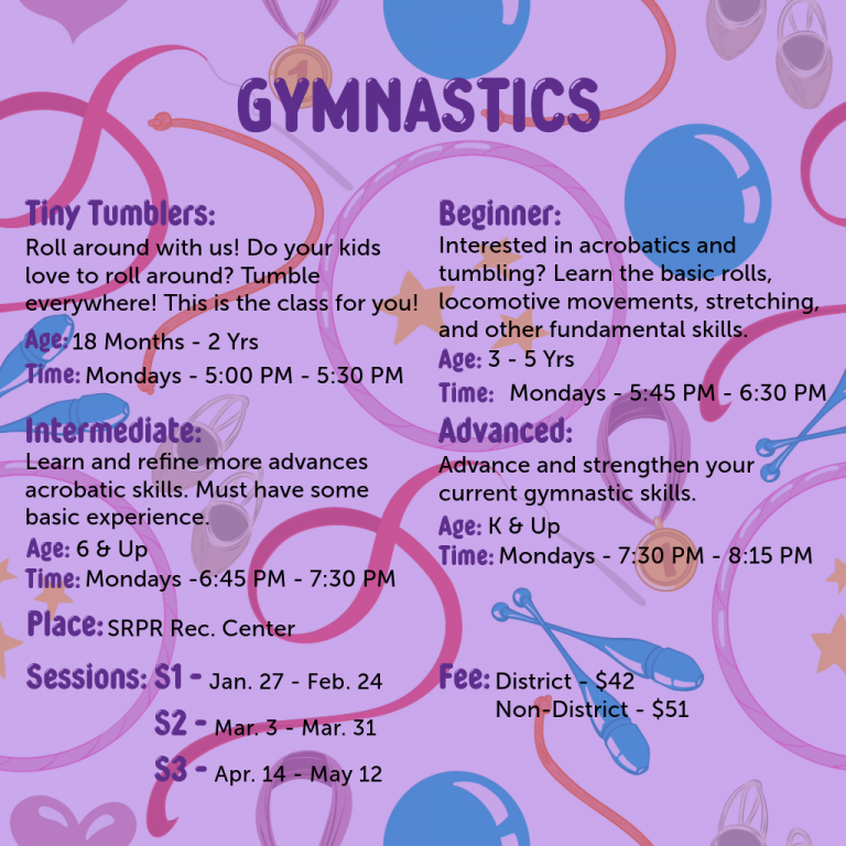 Gymnastics Slippery Rock Area Parks & Recreation